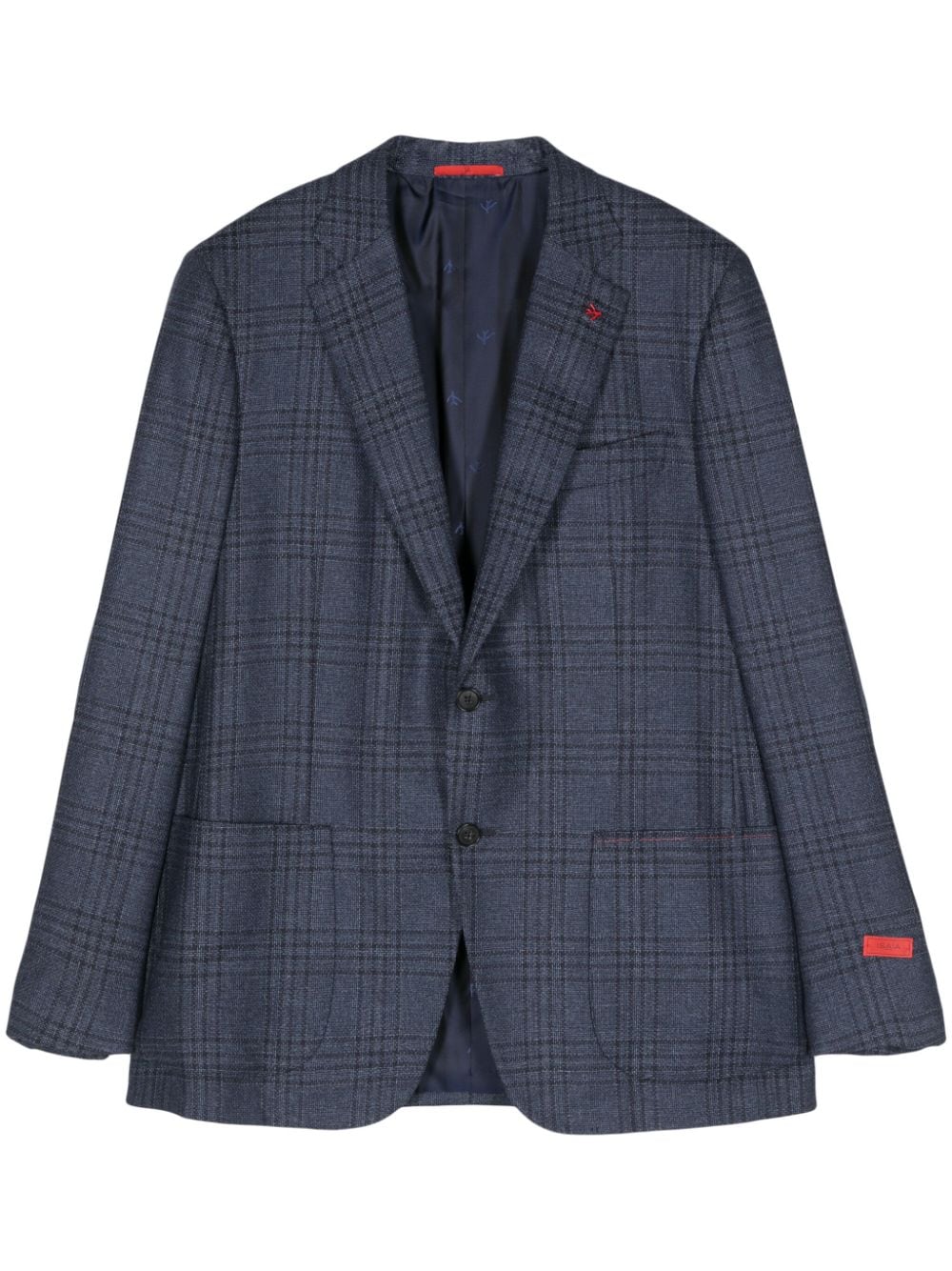 Isaia single-breasted blazer - Blue von Isaia