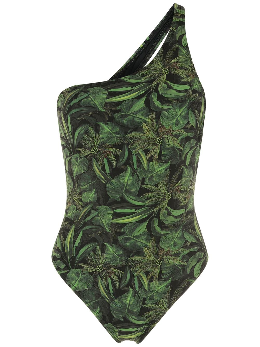 Isolda Coqueiral one-shoulder swimsuit - Green von Isolda