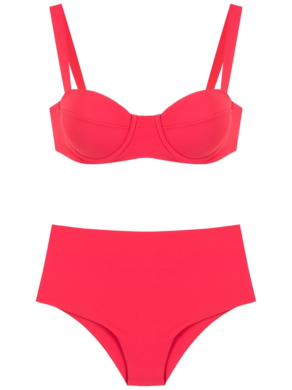 Isolda Vermelho high-waisted bikini set - Red von Isolda