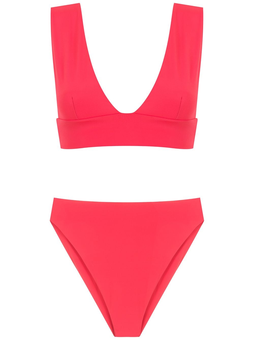 Isolda Vermelho high-waisted bikini set - Red von Isolda