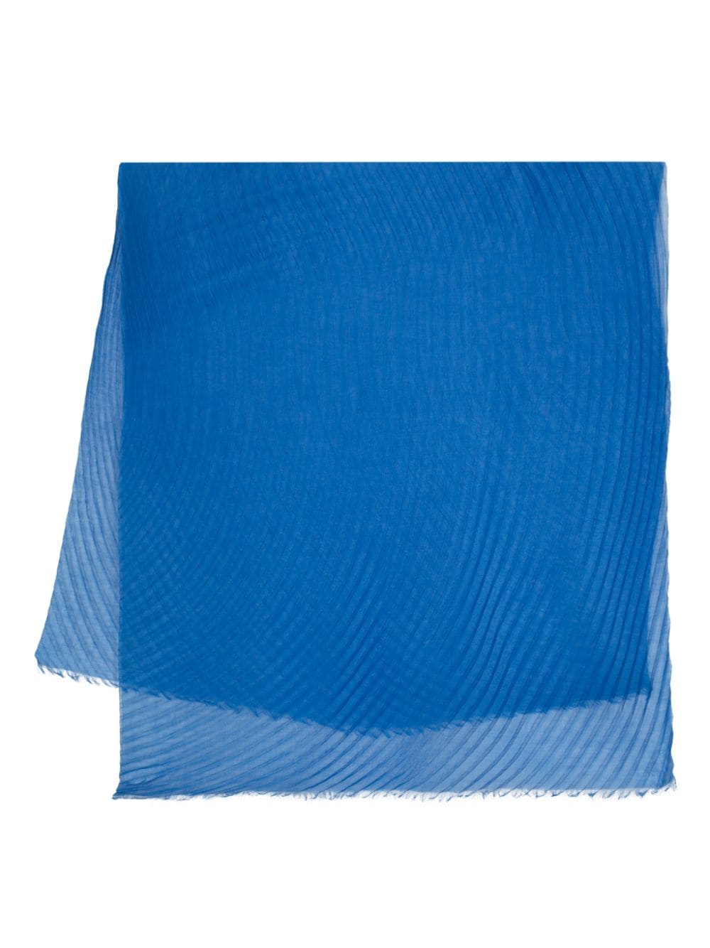 Issey Miyake Feather pleated scarf - Blue von Issey Miyake