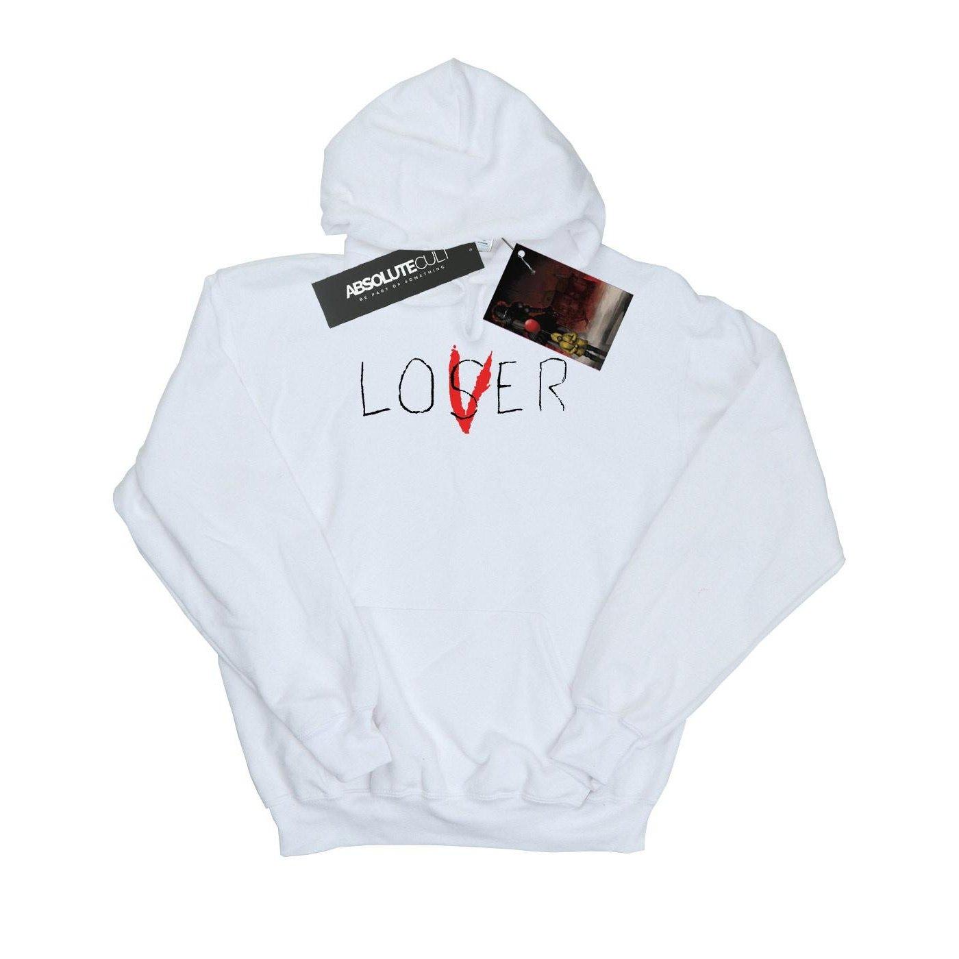 Loser Lover Kapuzenpullover Herren Weiss L von It