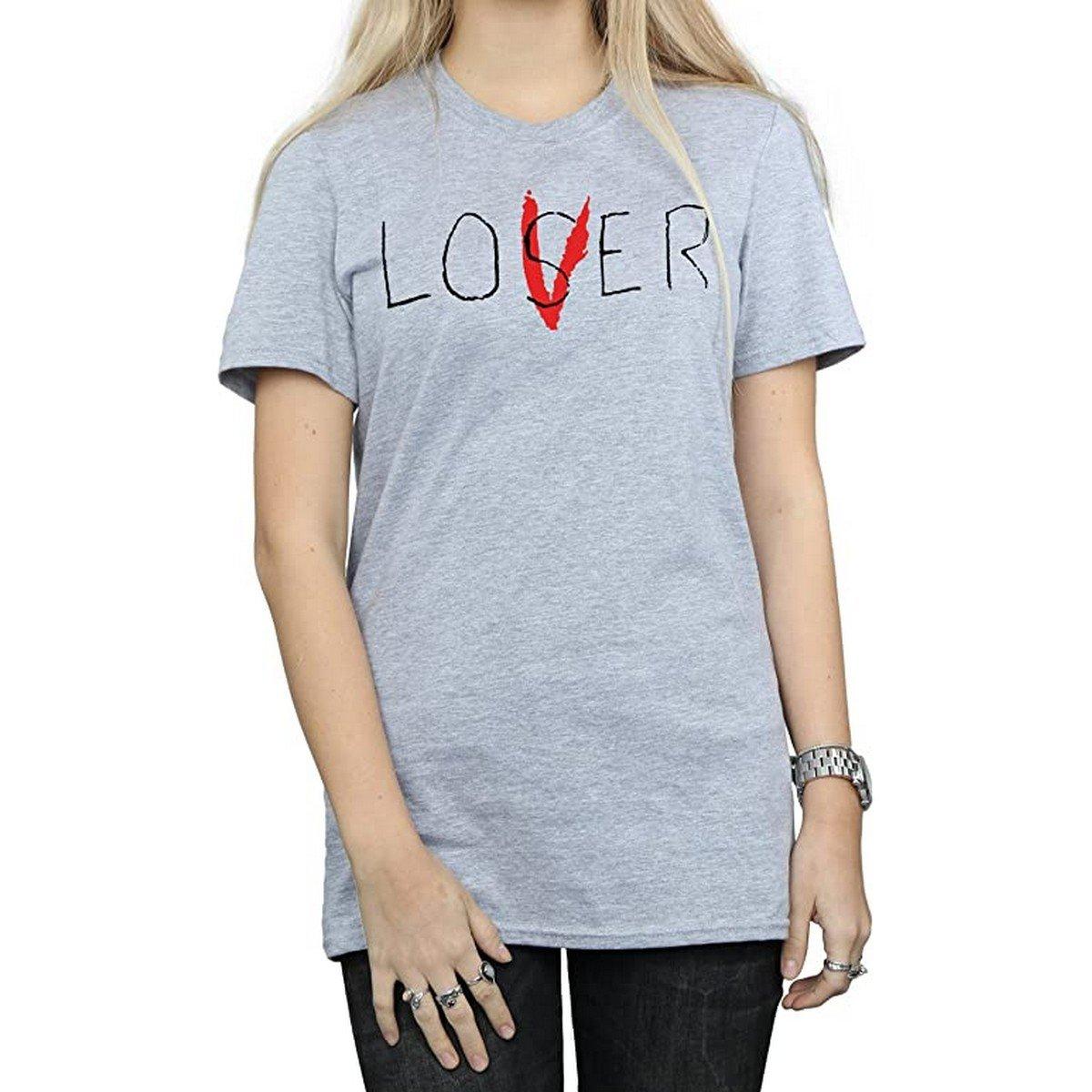 Loser Lover Tshirt Damen Grau 3XL von It