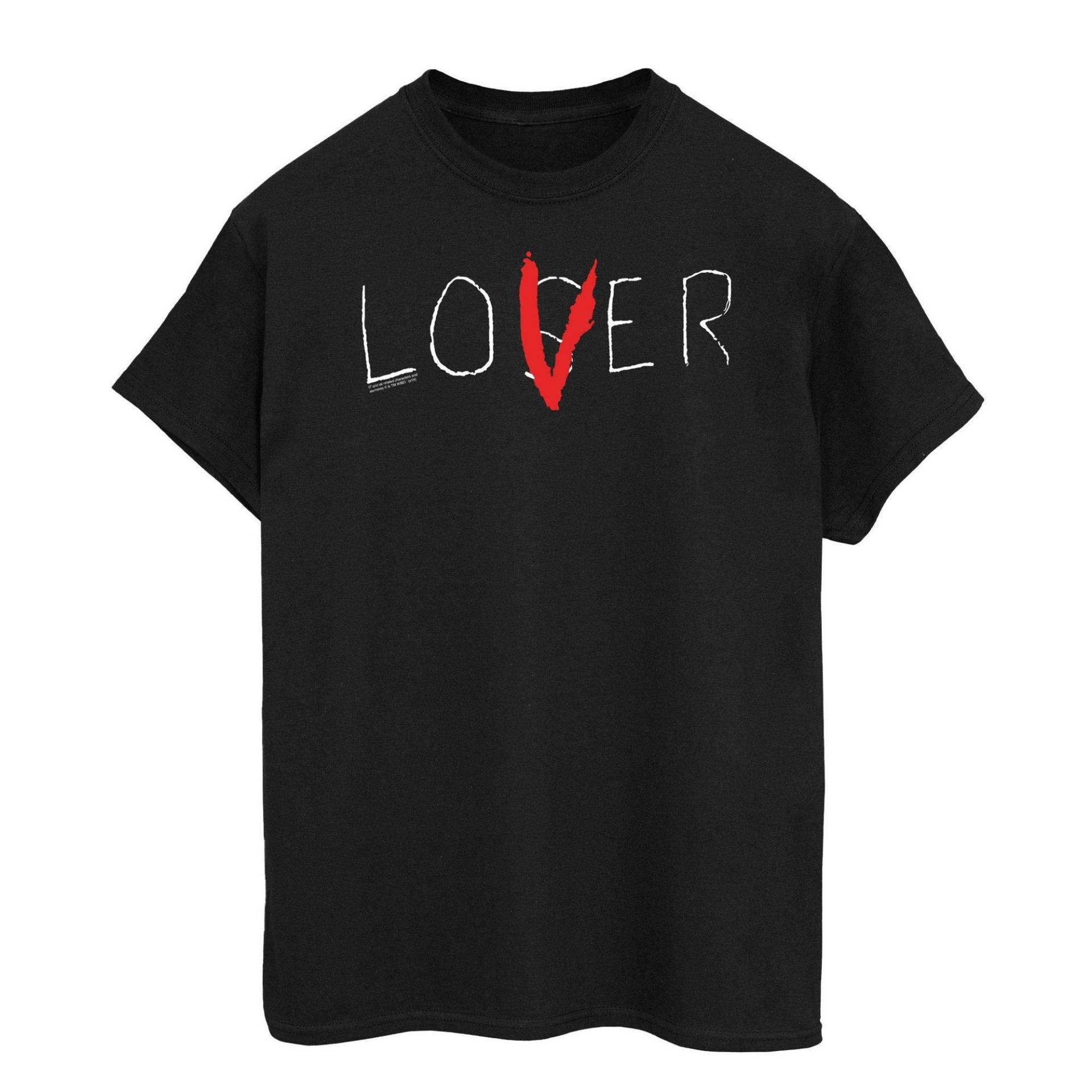 Loser Lover Tshirt Damen Schwarz XL von It