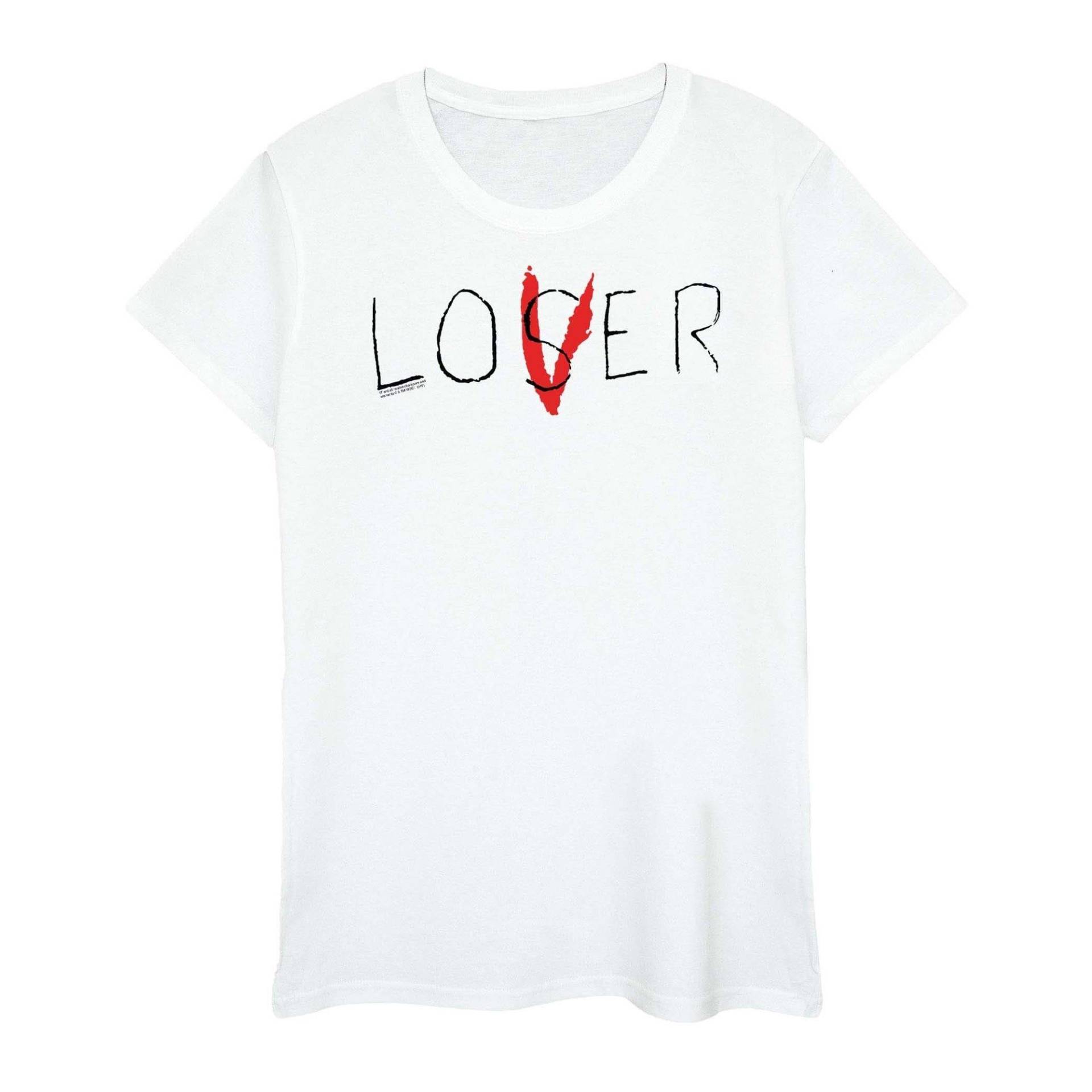 Loser Lover Tshirt Damen Weiss 3XL von It