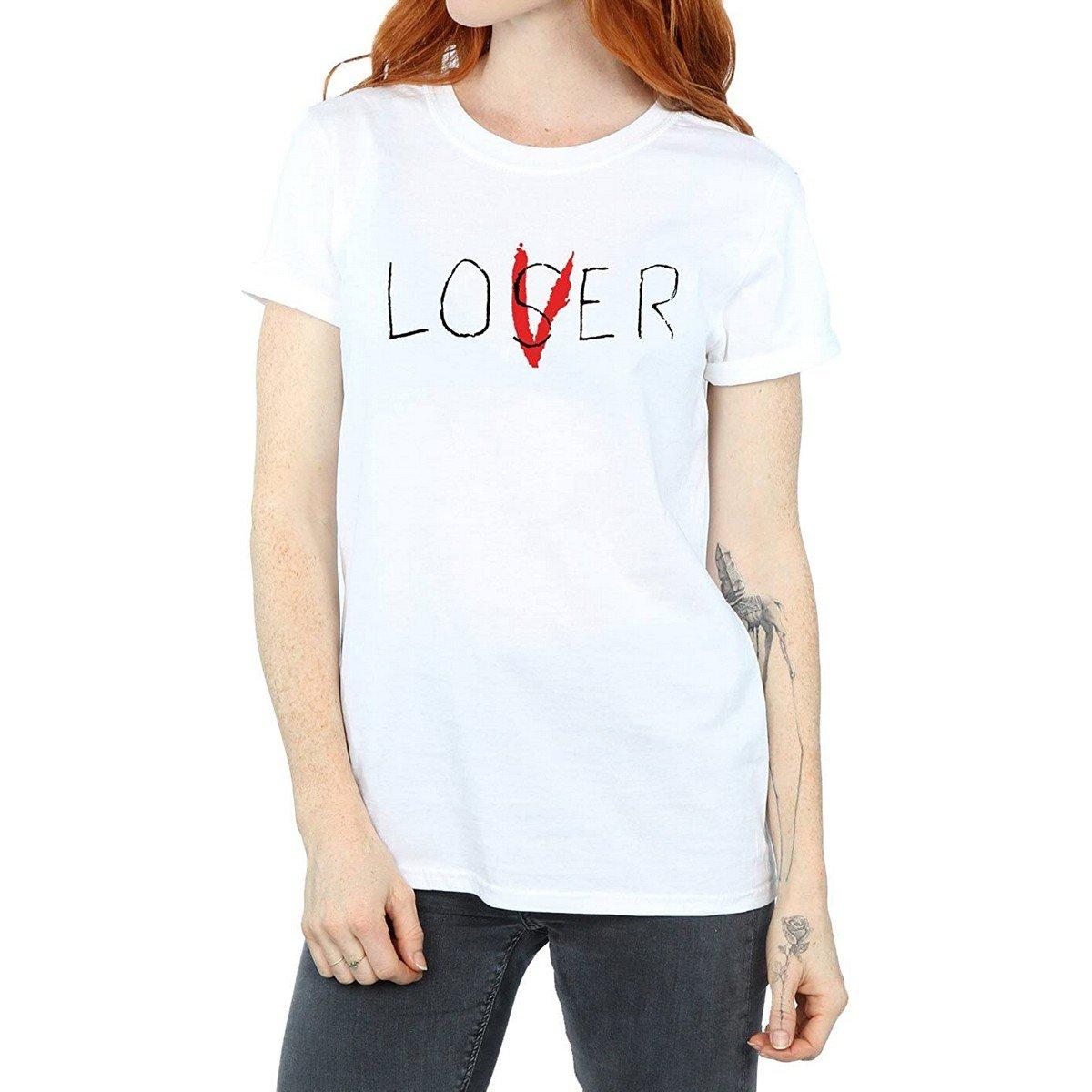 Loser Lover Tshirt Damen Weiss XXL von It