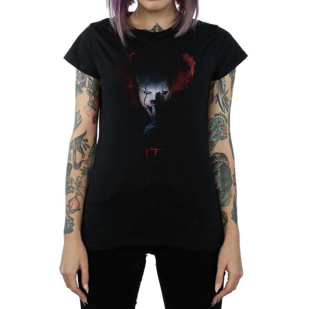 Pennywise Quiet Tshirt Damen Schwarz L von It