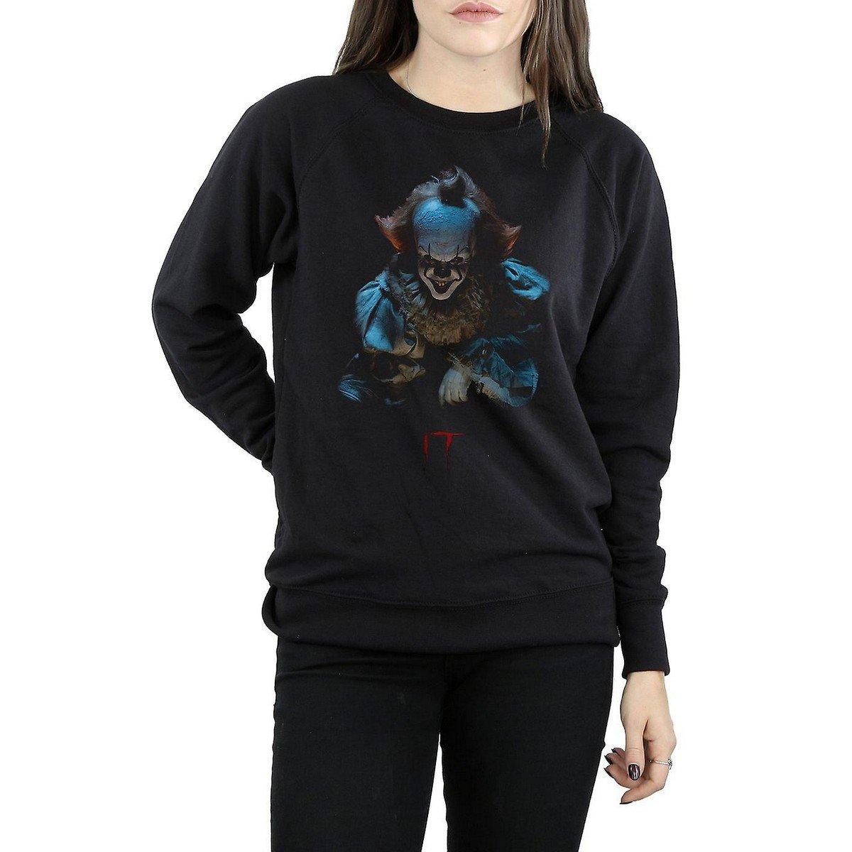 Sweatshirt Damen Schwarz L von It