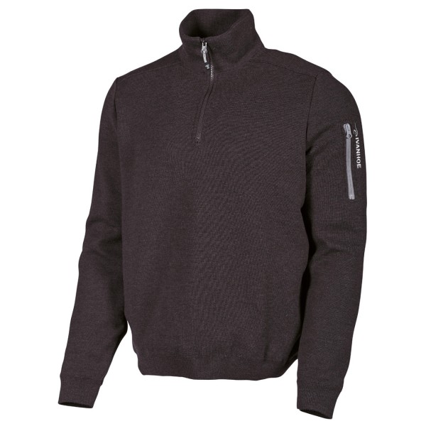 Ivanhoe of Sweden - Hadar Half Zip - Wollpullover Gr M grau von Ivanhoe of Sweden