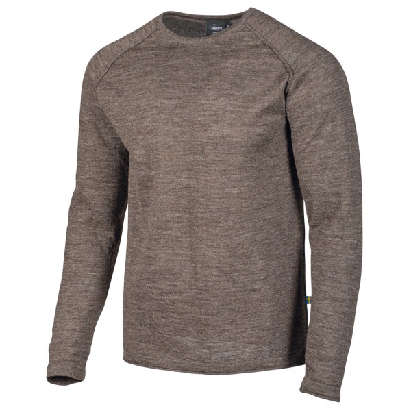 Ivanhoe of Sweden - NLS Beech Crewneck - Wollpullover Gr S grau/braun von Ivanhoe of Sweden