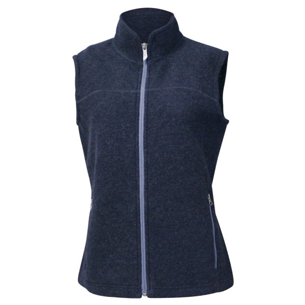 Ivanhoe of Sweden - Women's Beata Vest - Wollgilet Gr 46 blau von Ivanhoe of Sweden