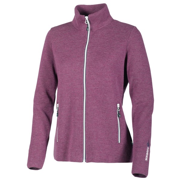 Ivanhoe of Sweden - Women's Hedda Full Zip - Merinojacke Gr 38 lila von Ivanhoe of Sweden