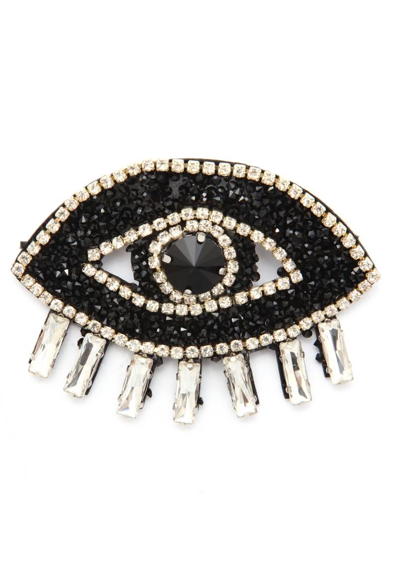 Firetti Brosche »Schmuck Geschenk Ansteckschmuck Auge, funkelndes Design«, mit Glasstein von Firetti