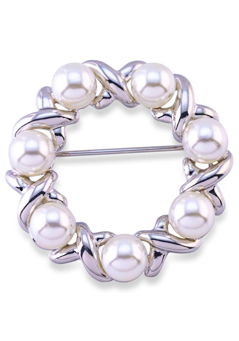 Firetti Brosche »Schmuck Geschenk Ansteckschmuck Perlenbrosche«, mit Glasperle von Firetti