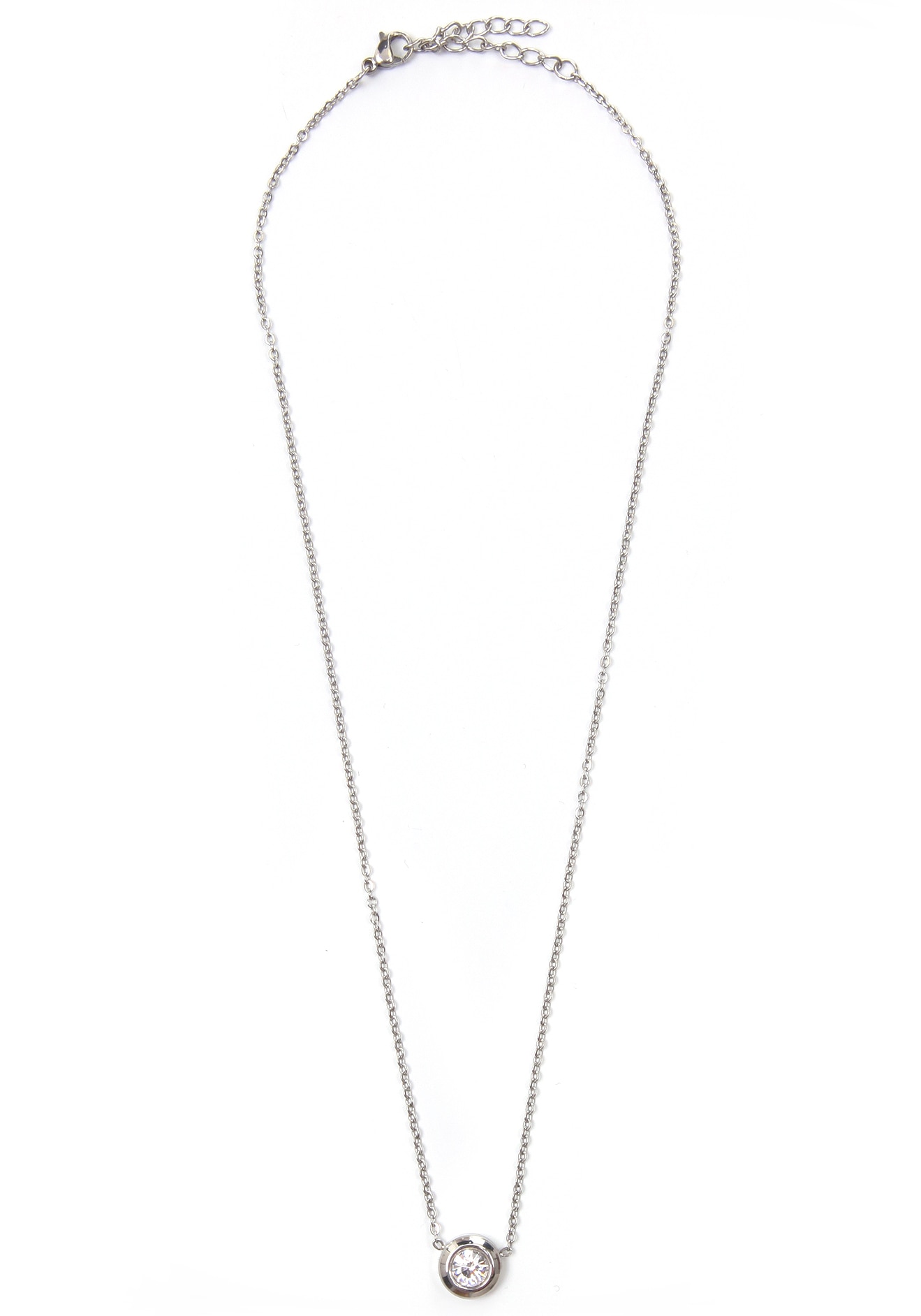 Firetti Kette mit Anhänger »Solitär, klassisch, zeitlos«, mit Glasstein Firetti Kette mit Anhänger »Solitär, klassisch, zeitlos«, mit Glasstein von Firetti