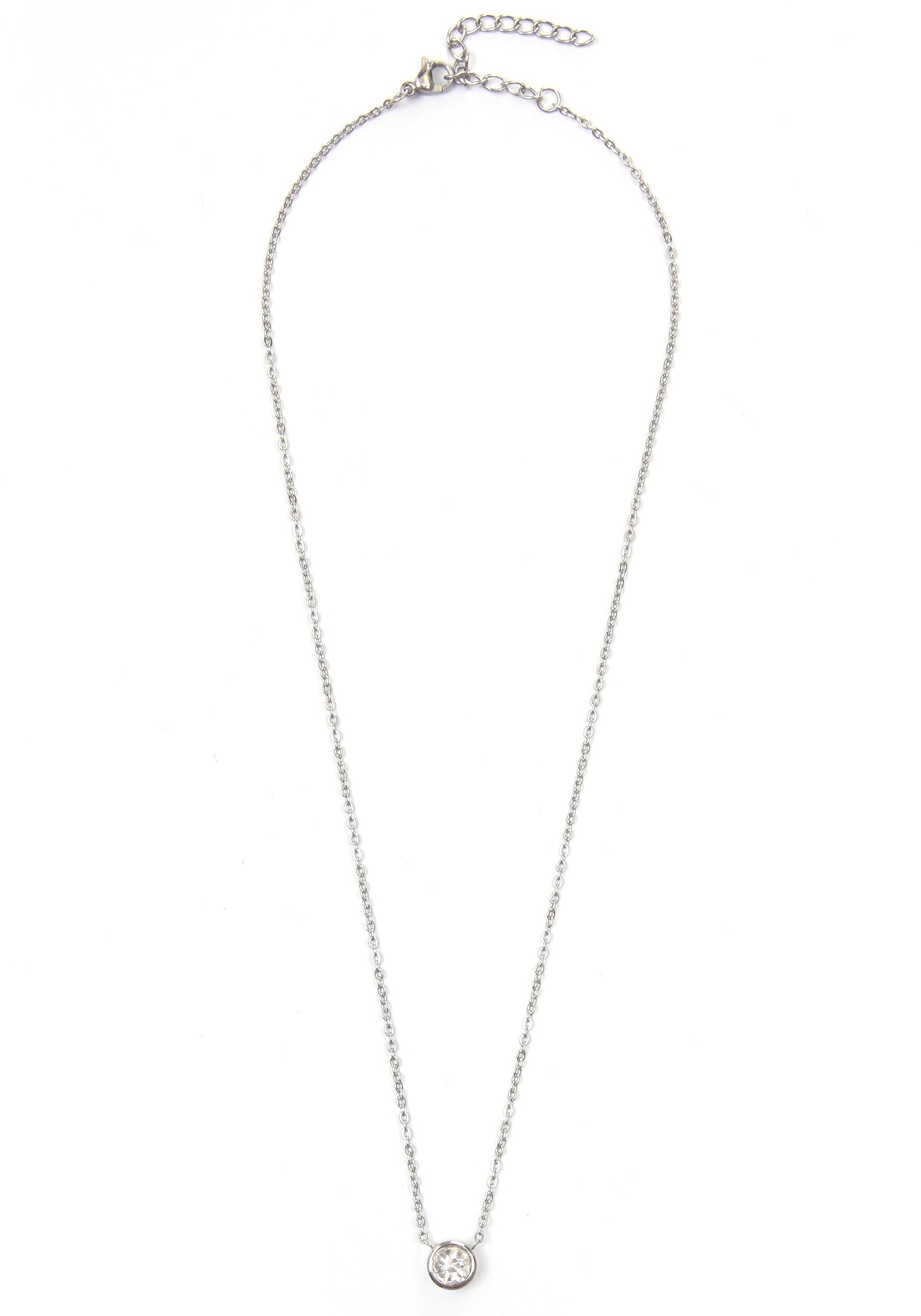 Firetti Kette mit Anhänger »dezent, schlicht, klassisch, rund«, mit Glasstein Firetti Kette mit Anhänger »dezent, schlicht, klassisch, rund«, mit Glasstein von Firetti