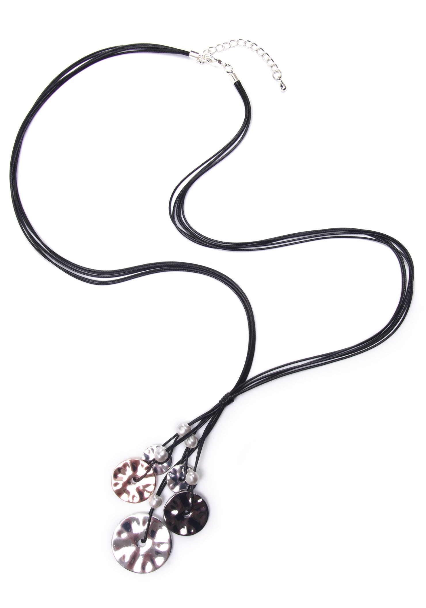 Firetti Kette mit Anhänger »mehrreihig, runde Elemente«, mit Acrylperle Firetti Kette mit Anhänger »mehrreihig, runde Elemente«, mit Acrylperle von Firetti