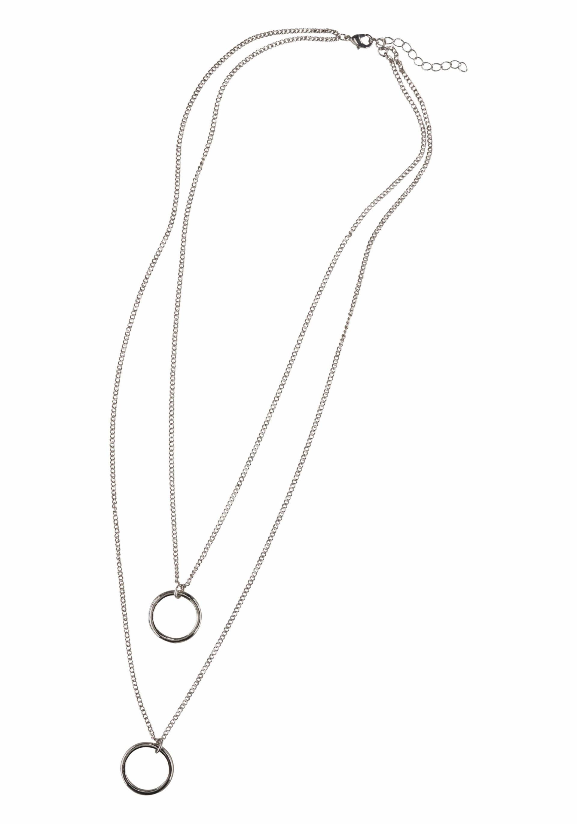 Firetti Lange Kette »doppelreihige Kette mit 2 Ringanhängern«, (1 tlg.) Firetti Lange Kette »doppelreihige Kette mit 2 Ringanhängern«, (1 tlg.) von Firetti