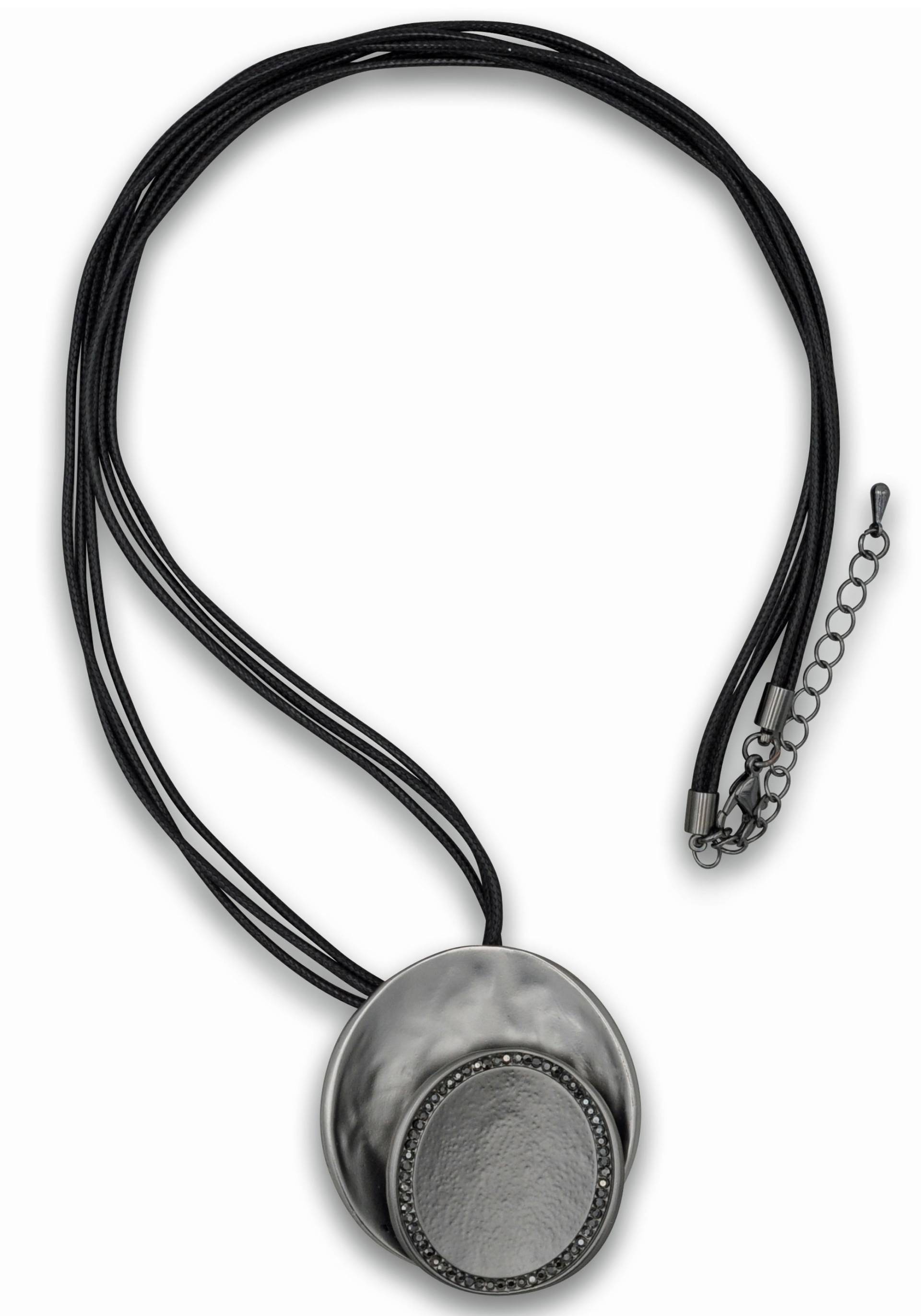 Firetti Lange Kette »rund, Kreis auf Kreis«, mit Glasstein Firetti Lange Kette »rund, Kreis auf Kreis«, mit Glasstein von Firetti