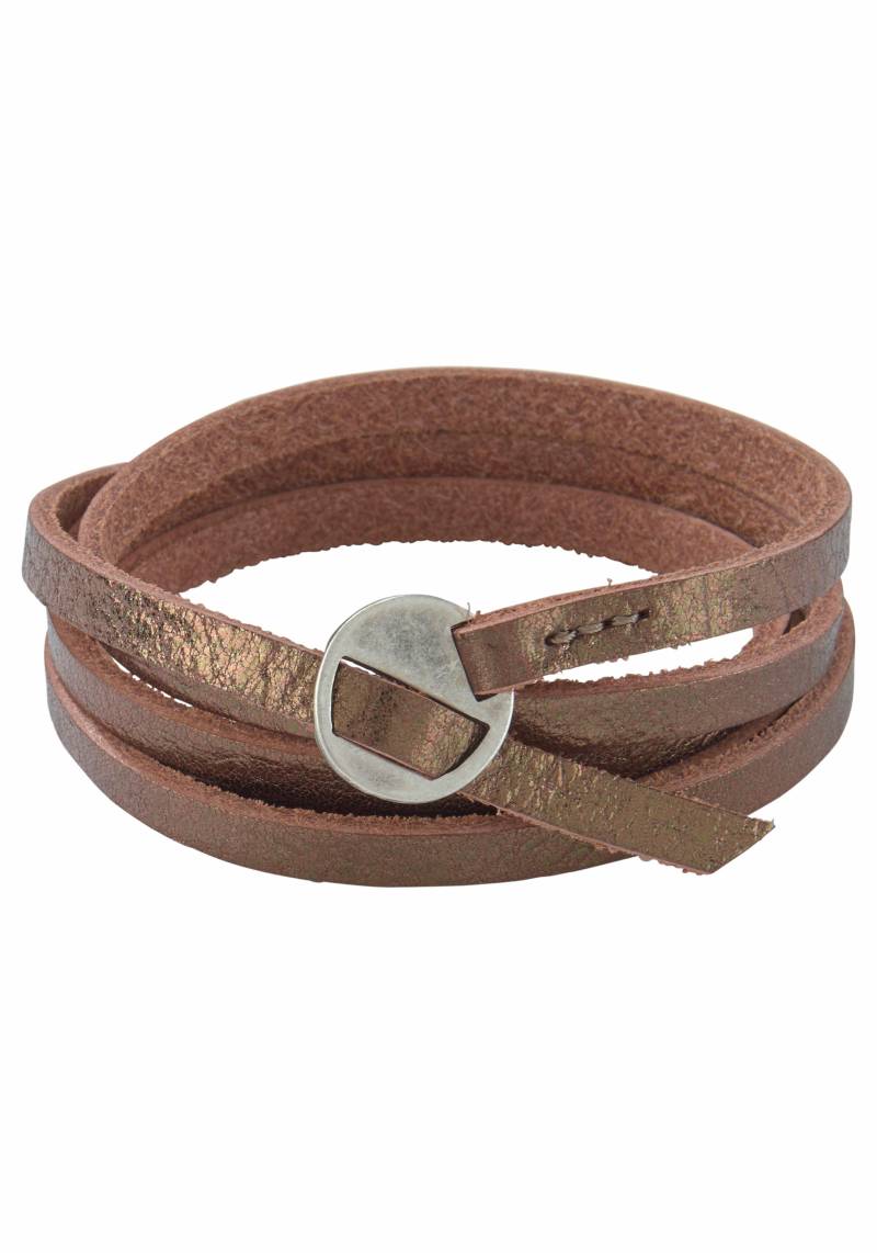 Firetti Lederarmband »Schmuck Geschenk Wickelarmband« von Firetti