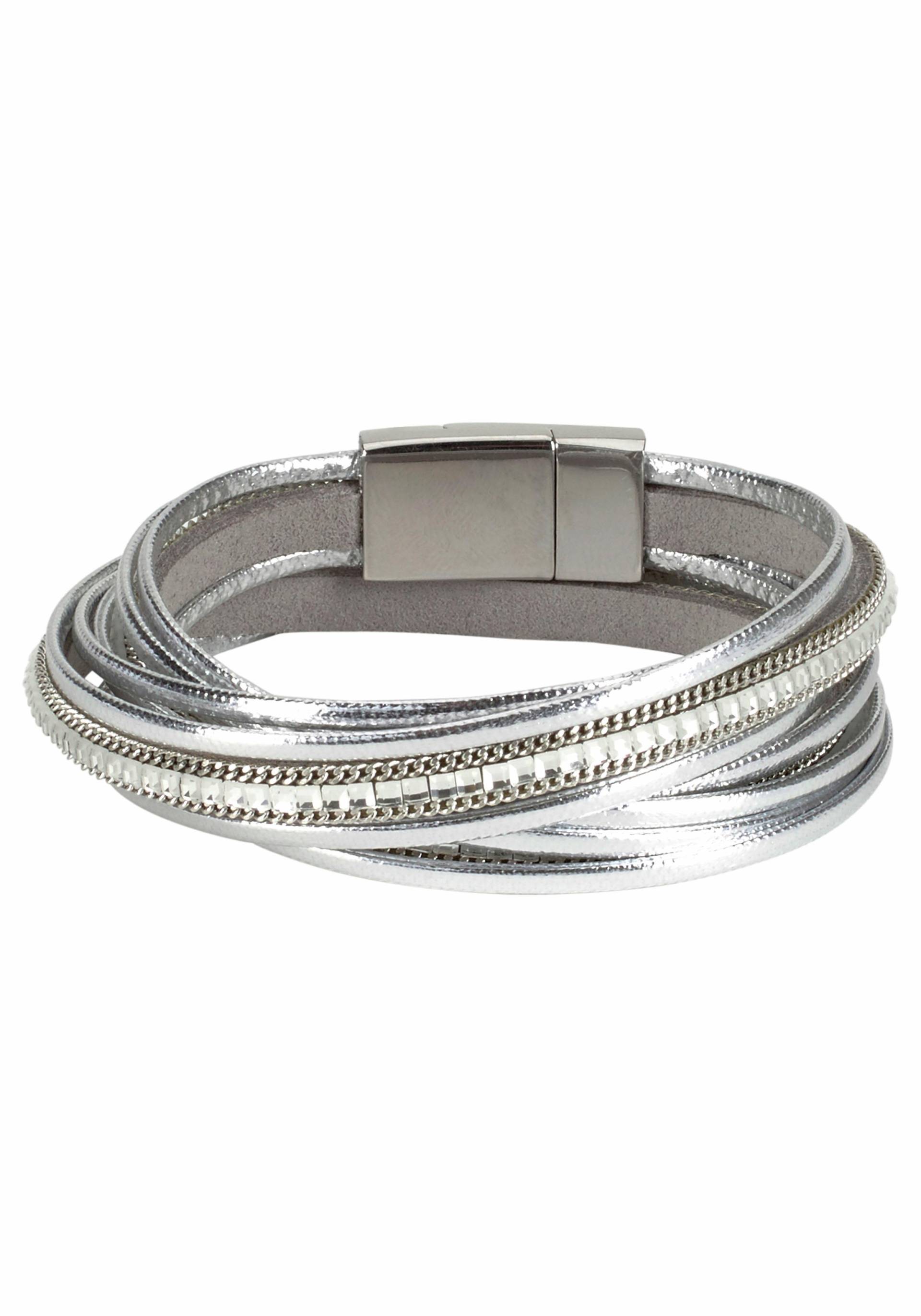 Firetti Wickelarmband »im Metallic Look« von Firetti