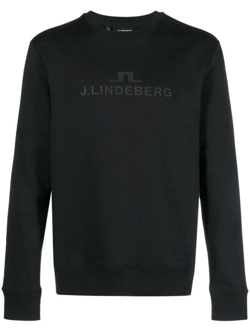 J.Lindeberg Alpha logo-print sweatshirt - Black von J.Lindeberg