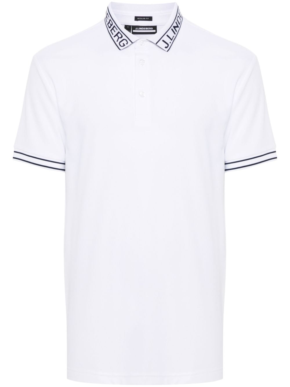 J.Lindeberg Austin piqué polo shirt - White von J.Lindeberg