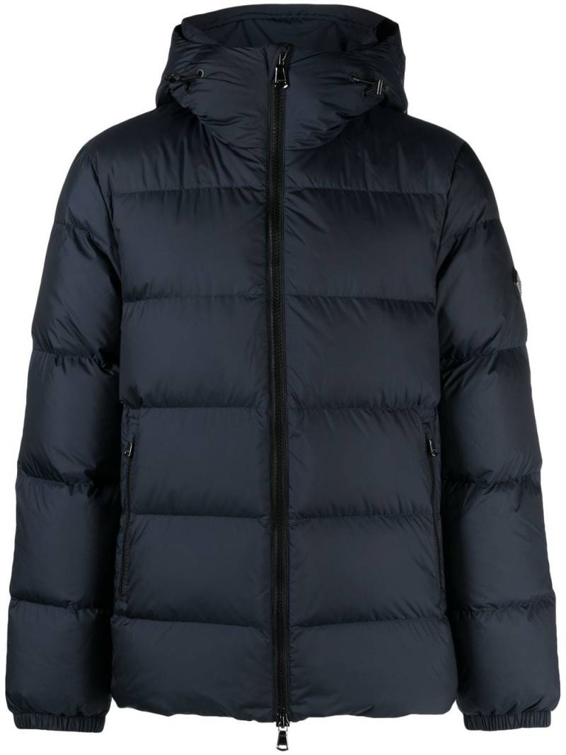 J.Lindeberg Barrell padded hooded jacket - Blue von J.Lindeberg