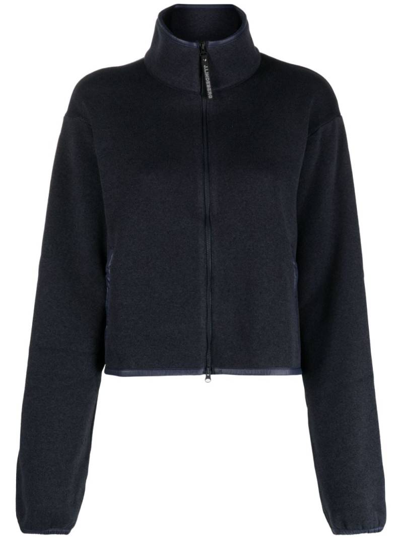 J.Lindeberg Cirque zip-up knitted jacket - Blue von J.Lindeberg