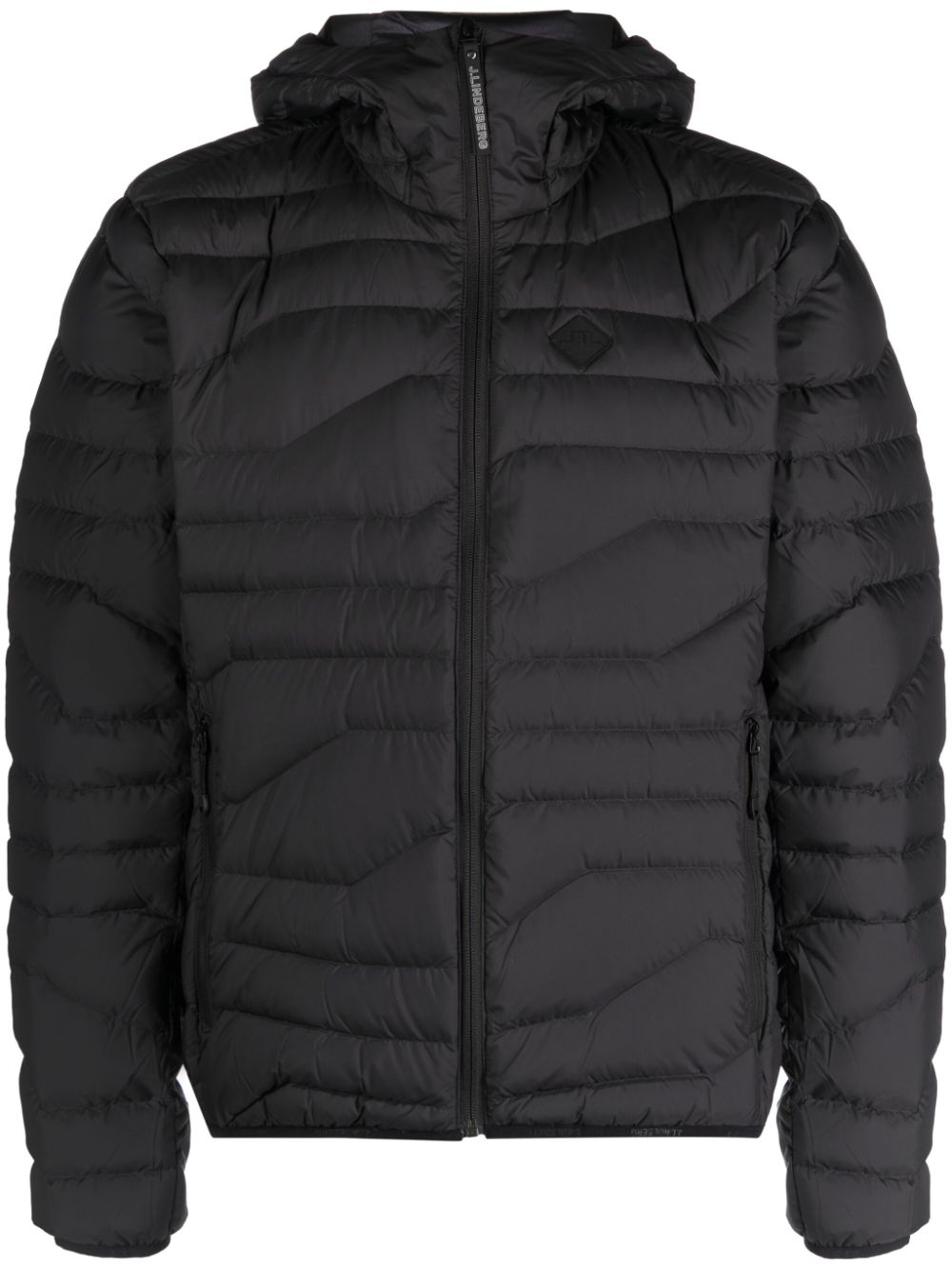 J.Lindeberg Cliff logo-patch padded jacket - Black von J.Lindeberg