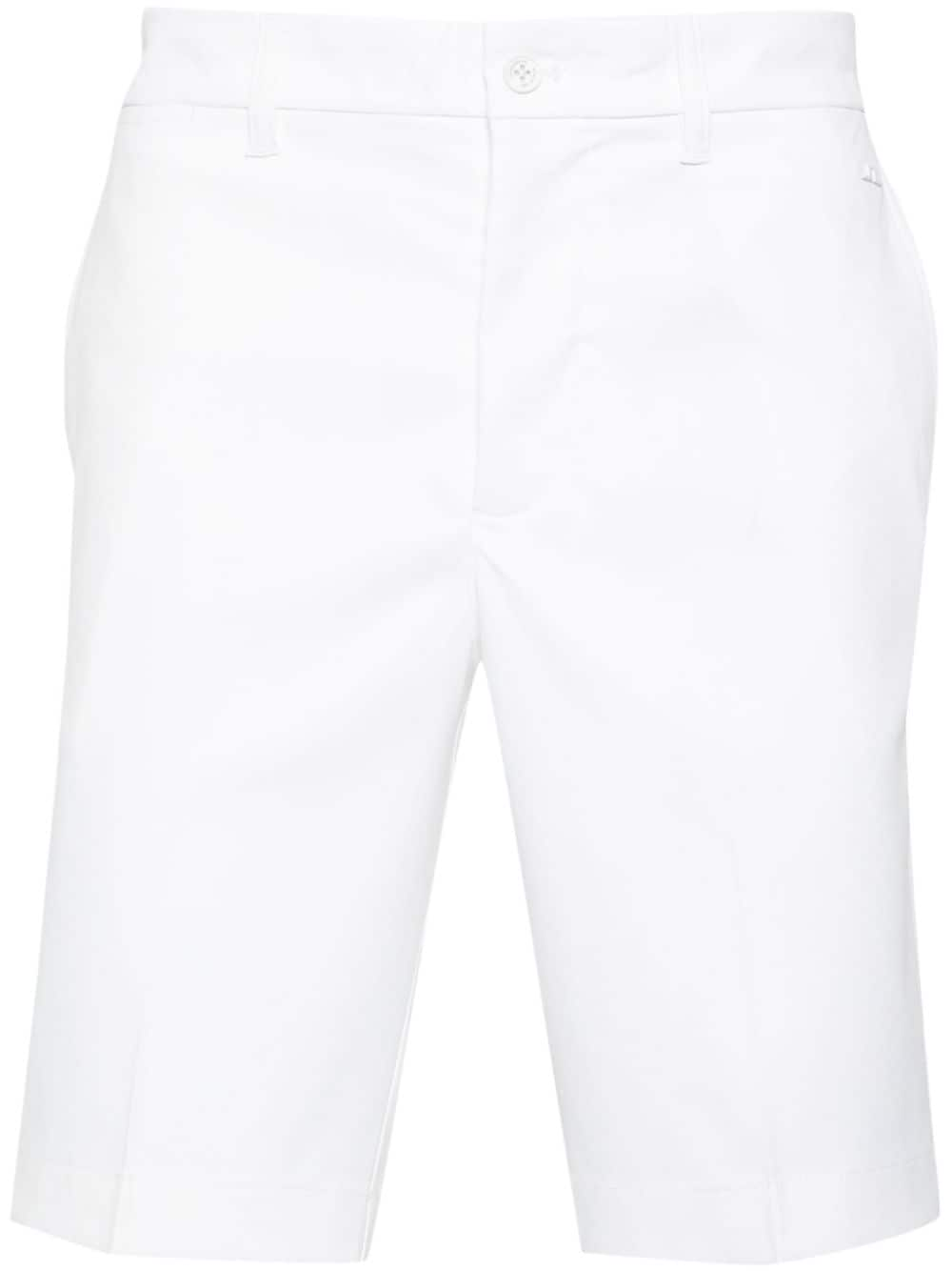 J.Lindeberg Eloy logo-plaque shorts - White von J.Lindeberg