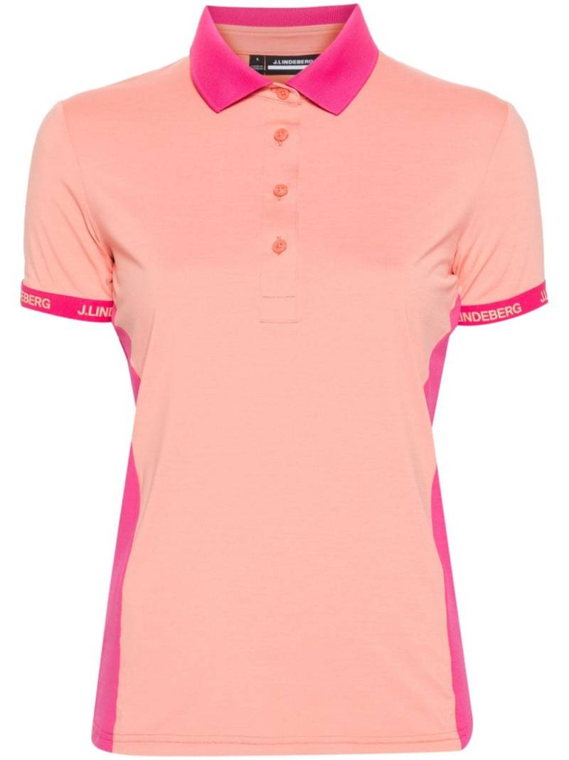 J.Lindeberg Makena polo shirt - Pink von J.Lindeberg