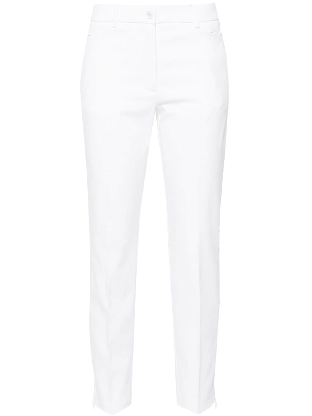 J.Lindeberg Pia mid-rise cropped trousers - White von J.Lindeberg