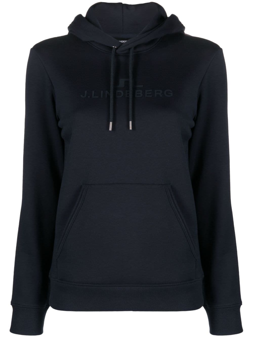 J.Lindeberg long-sleeve drawstring hoodie - Blue von J.Lindeberg