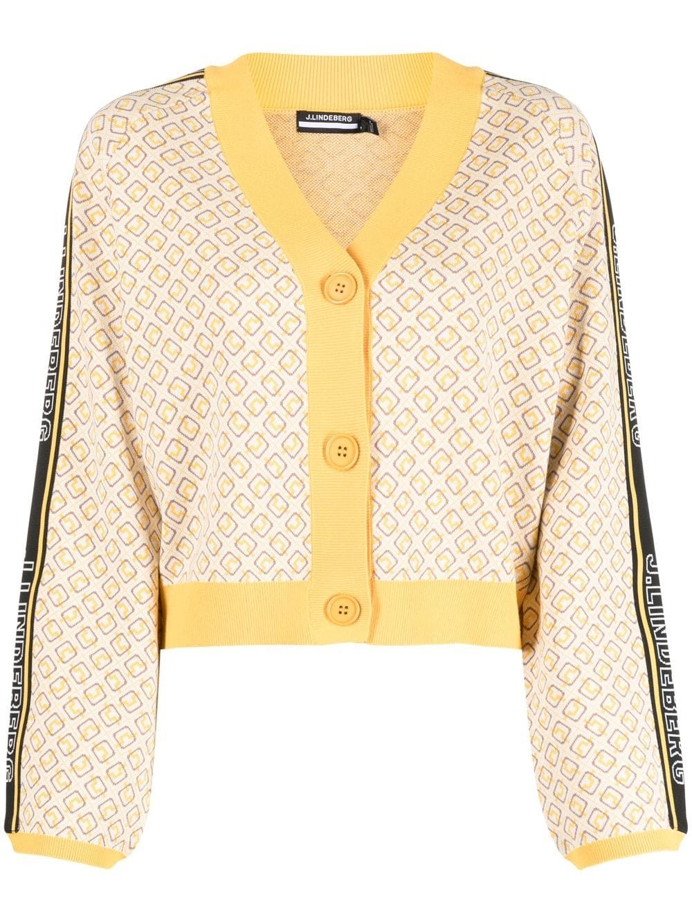 J.Lindeberg Wendy monogram cardigan - Yellow von J.Lindeberg