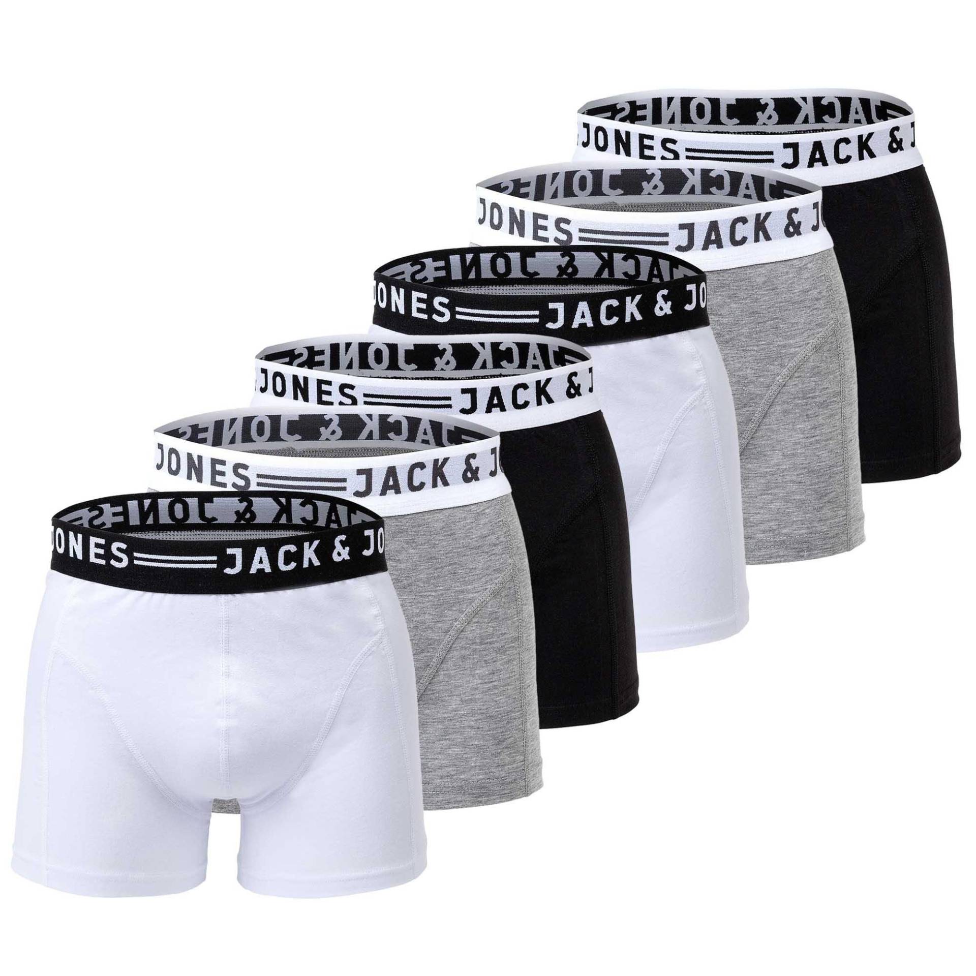 Boxer Shorts, 6er Pack Herren Multicolor M von JACK & JONES