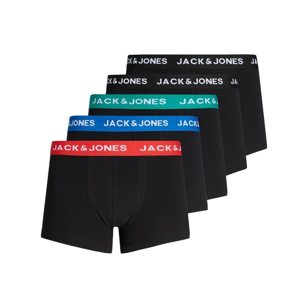 Boxershort 5er Pack Stretch-jachuey Trunks 5 Pack Herren Multicolor XXL von JACK & JONES