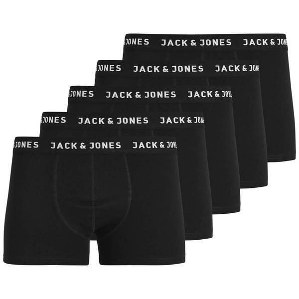 Boxershort 5er Pack Stretch-jachuey Trunks 5 Pack Herren Schwarz XXL von JACK & JONES