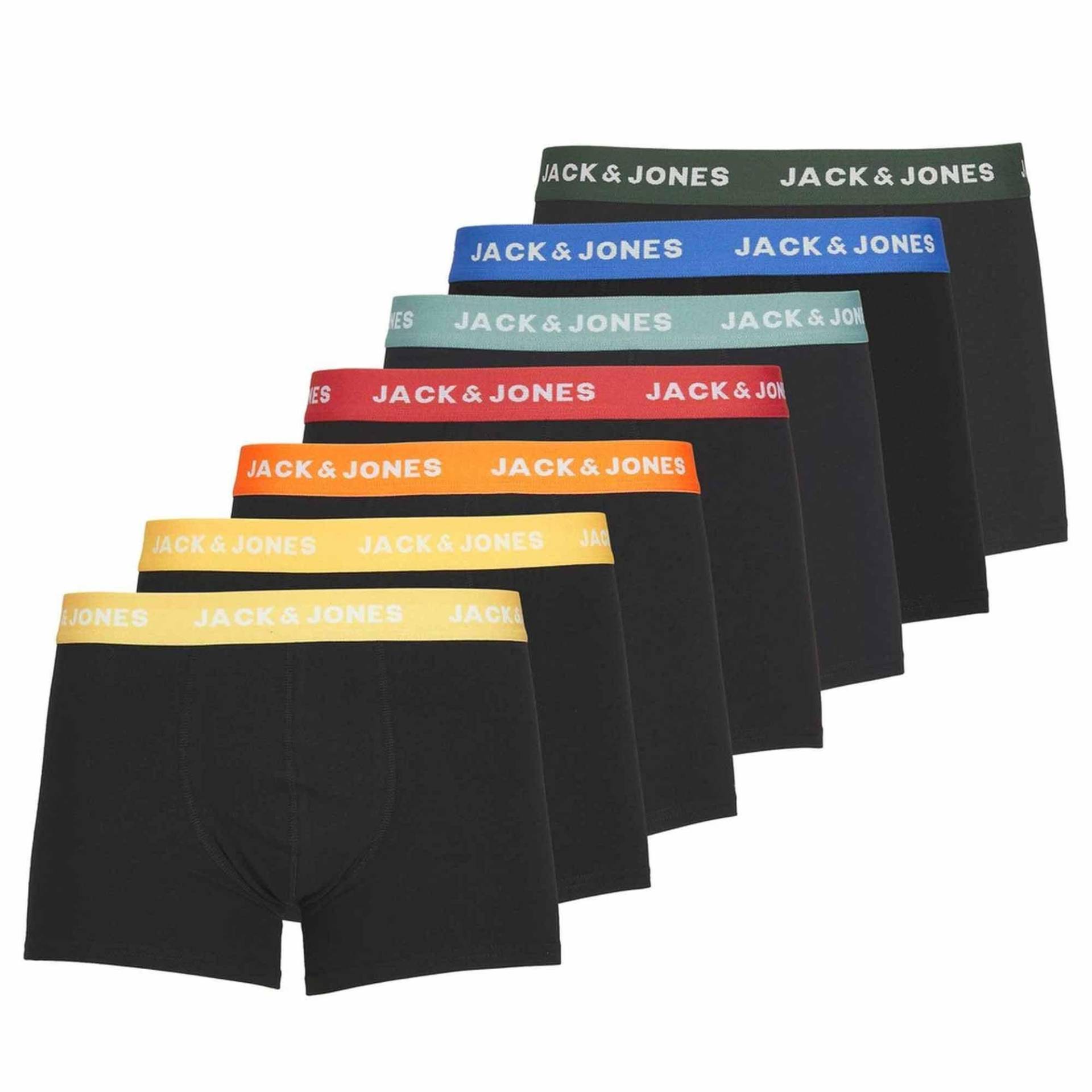 Boxershort Stretch-jacvito Solid Herren Schwarz L von JACK & JONES