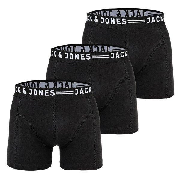 Boxershort 3er Pack Stretch-sense Trunks 3 Pack Herren Schwarz Leicht XXL von JACK & JONES