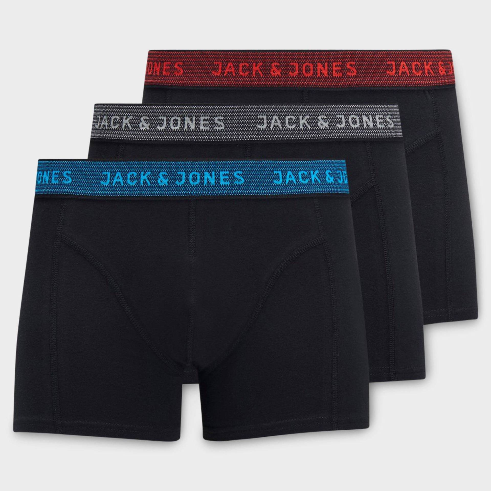 Triopack, Pantys Mit Öffnung Herren Black L von JACK & JONES