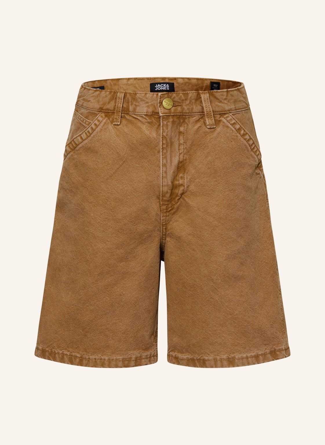 Jack&Jones Jeansshorts Jjitony beige von JACK&JONES