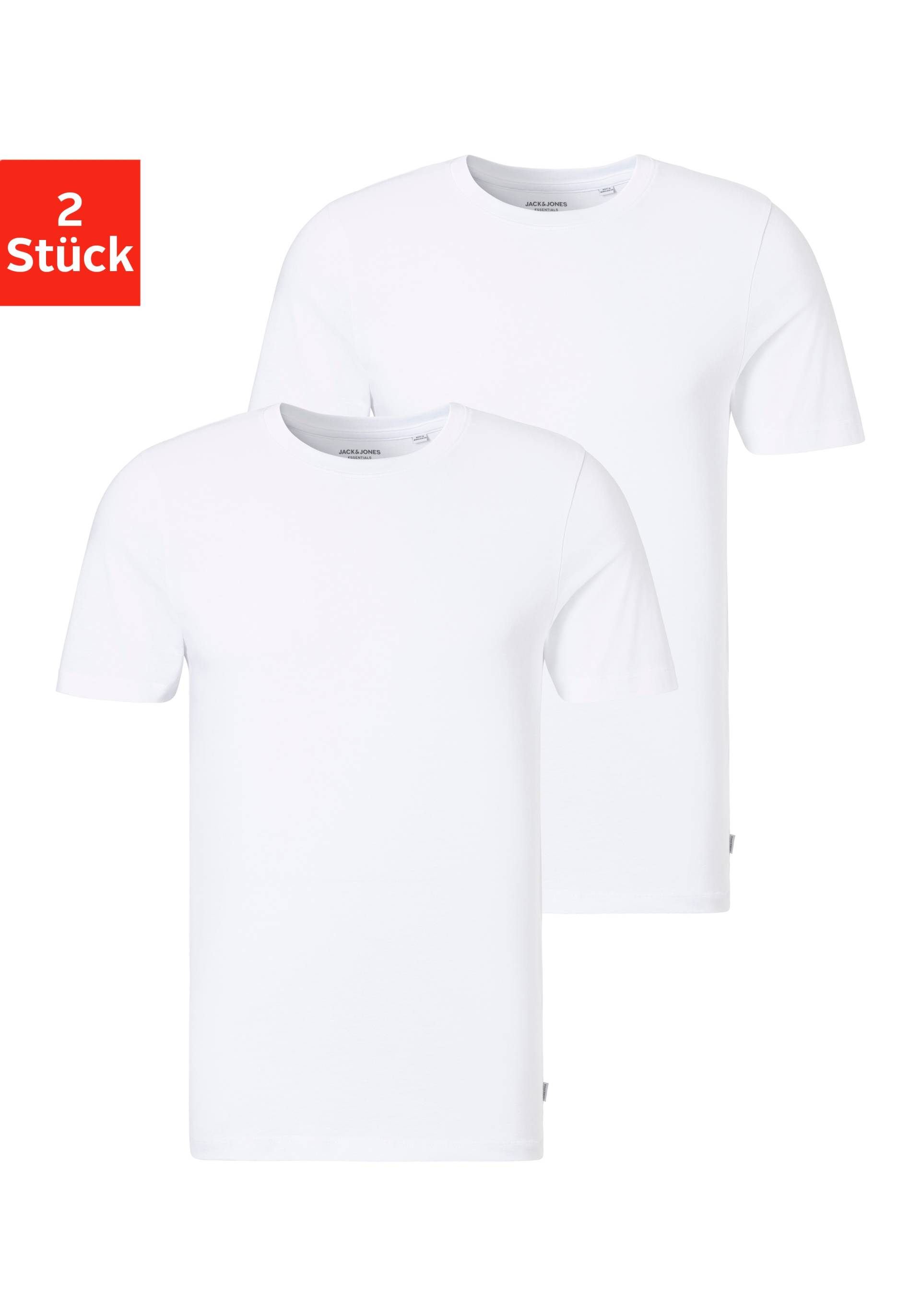 Jack & Jones T-Shirt »Crew-Neck«, (2er-Pack) von Jack & Jones