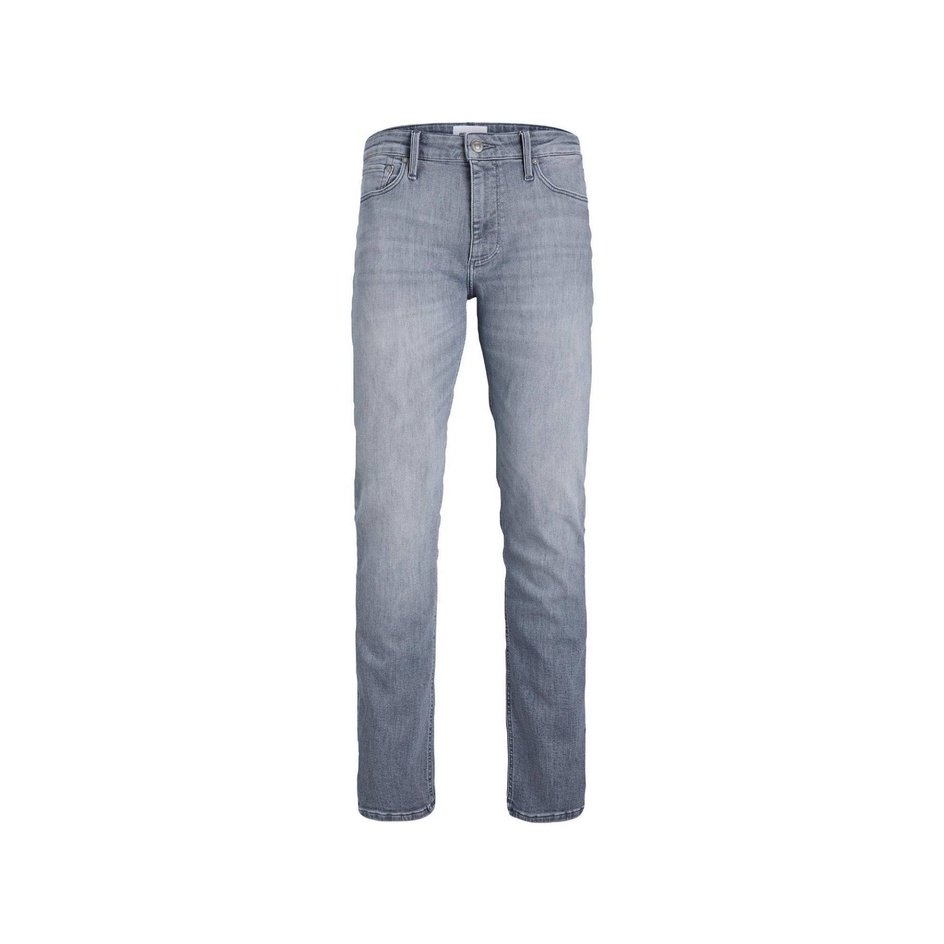 Jeans, Regular Fit Herren Grau L32/W34 von JACK & JONES
