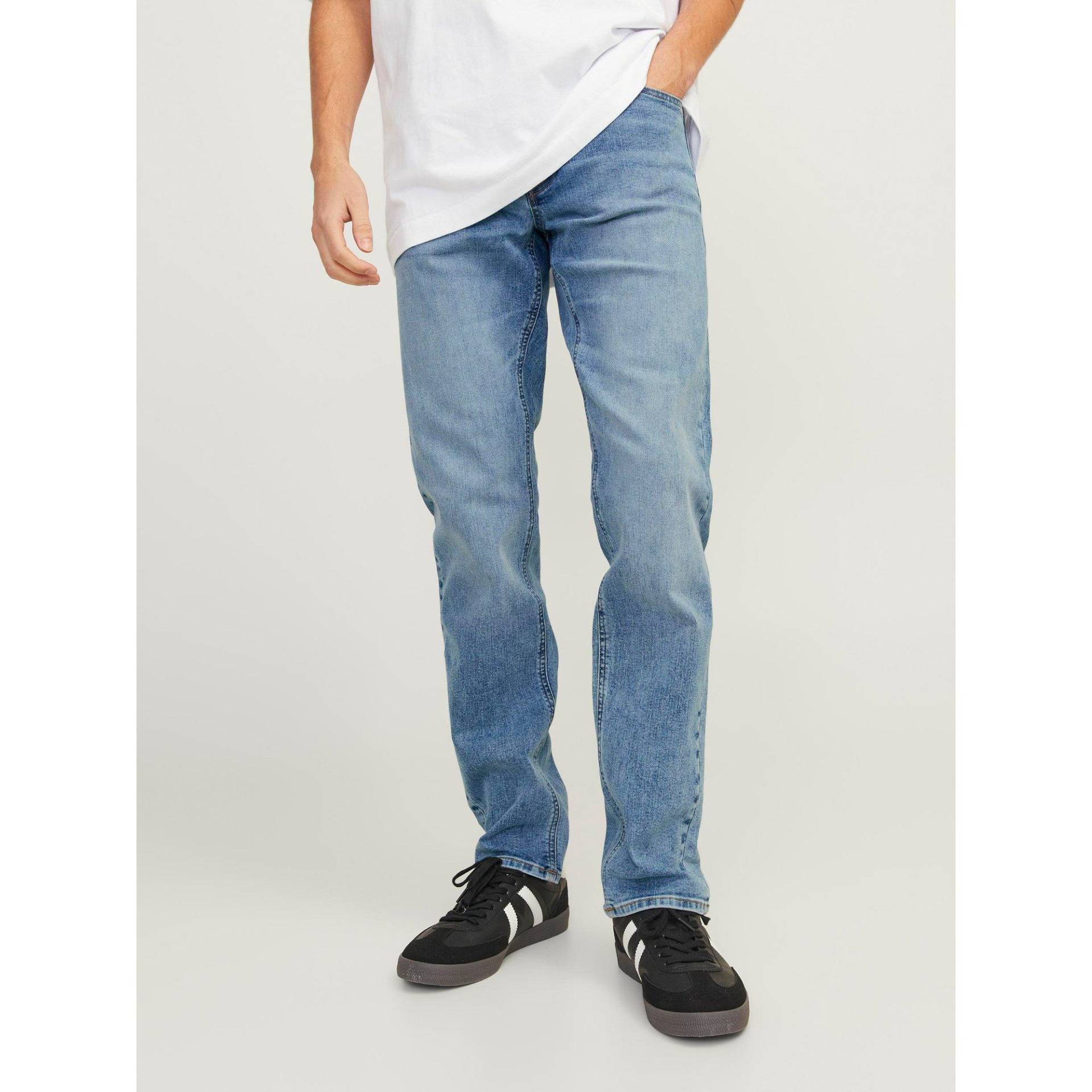 Jeans, Slim Fit Herren Blau Denim L32/W28 von JACK & JONES