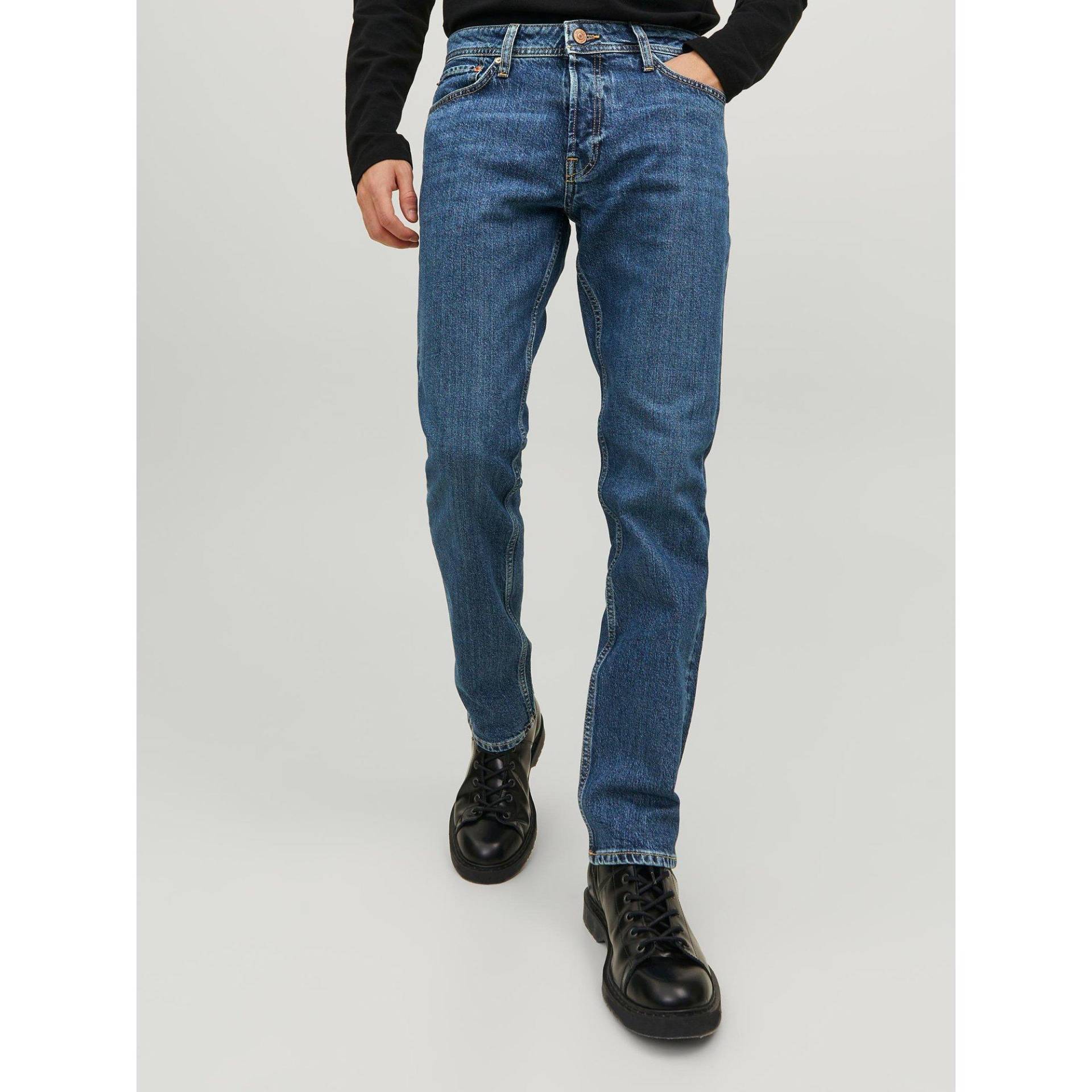 Jeans, Slim Fit Herren Blau Denim L32/W31 von JACK & JONES