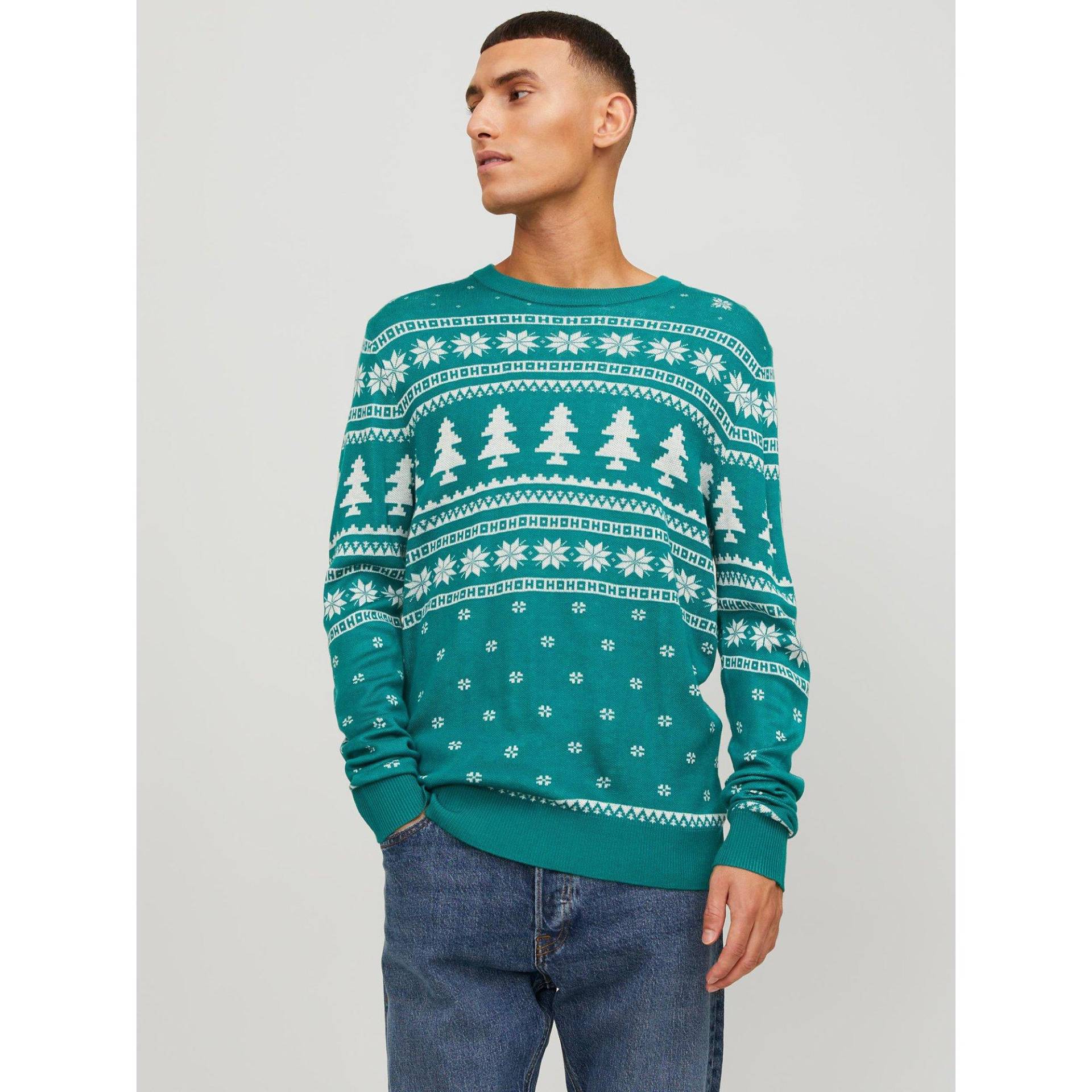 Pullover Herren Waldgrün M von JACK & JONES