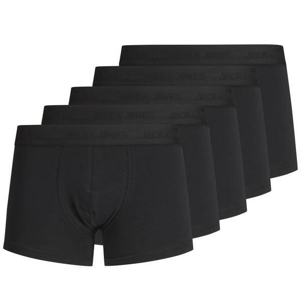 Boxershort 5er Pack Stretch-jactone In Tone Trunks5 Pack Herren Schwarz XL von JACK & JONES