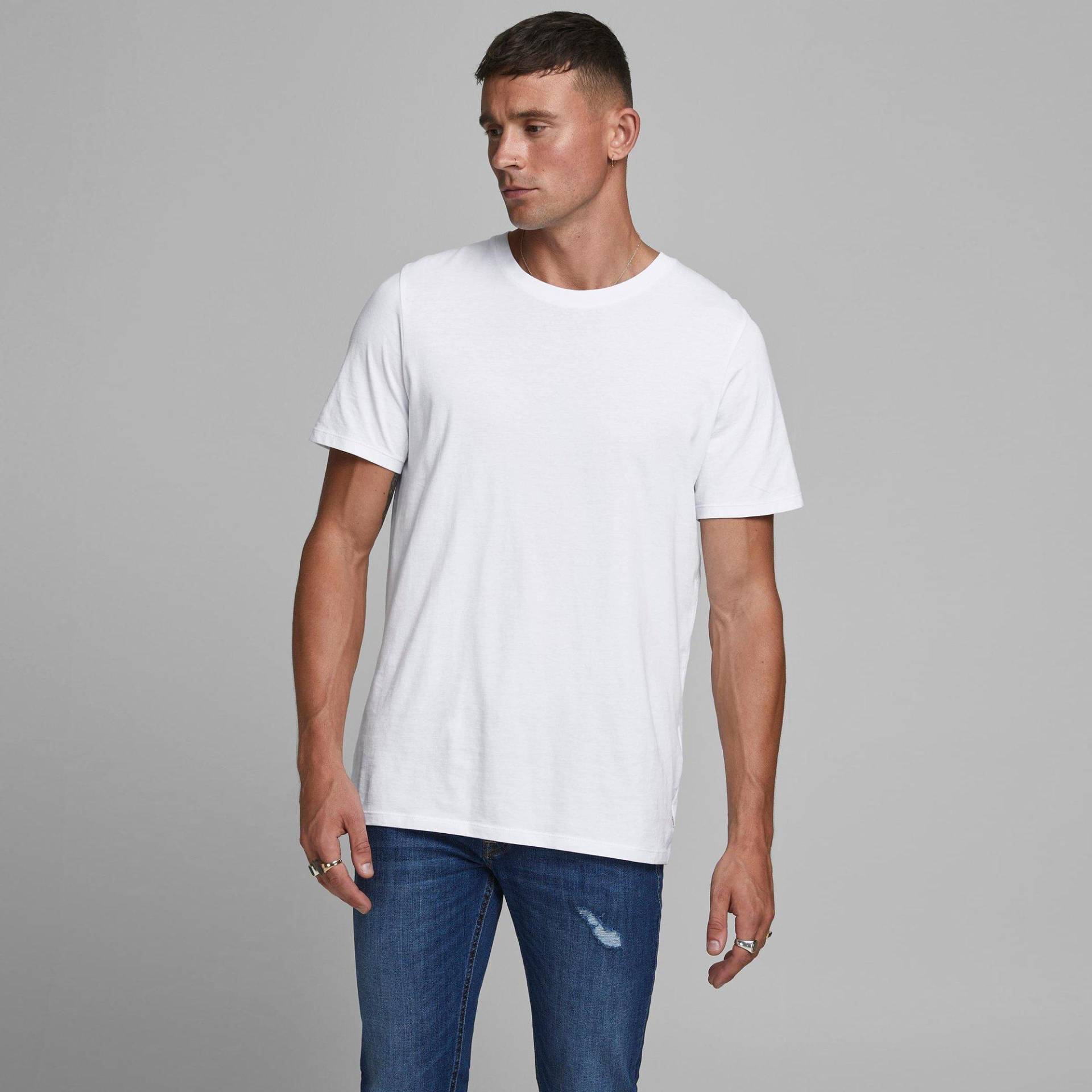 T-shirt Herren Weiss XL von JACK & JONES