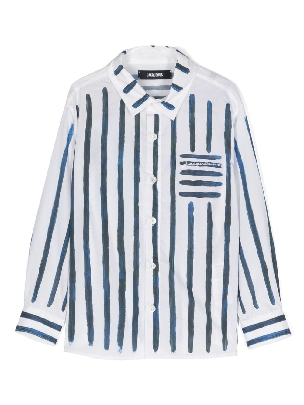 JACQUEMUS L'ENFANT La Peinture cotton shirt - White von JACQUEMUS L'ENFANT